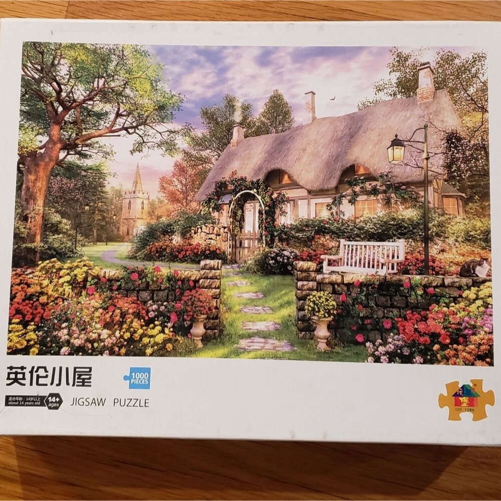 1000 piece puzzle, Spring Country House
